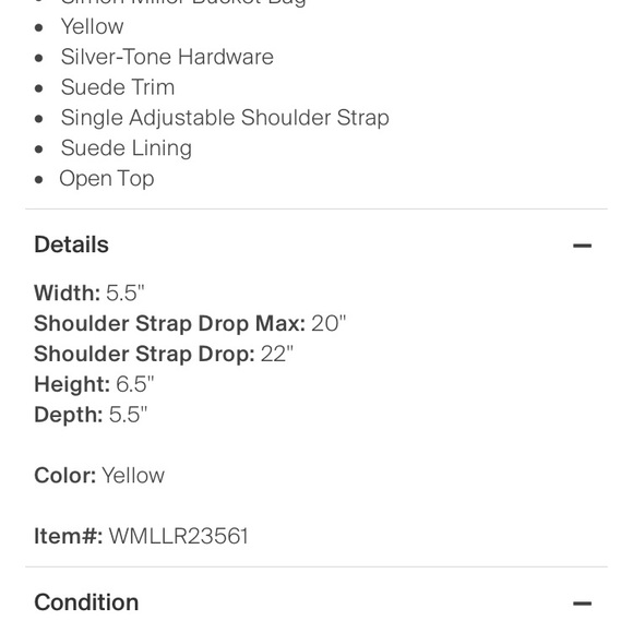 Simon Miller small suede handbag - Picture 6 of 9